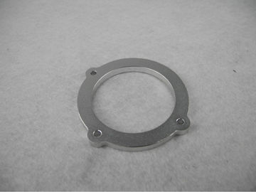 Silverwhite annodized CNC Aluminum Parts , Turning Machined Metal OEM service
