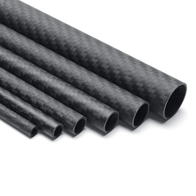 14 X 12 X 1000mm Carbon Fiber Tube 3K Roll Wrapped CF Tube