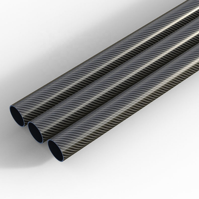 100% 3K Carbon Fiber Tubes Electromagnetism Property Anti Aging