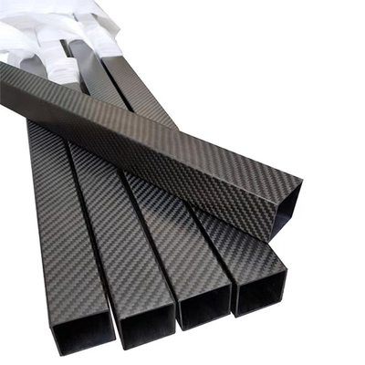 High Pressure Resistance CF Tube 100% 3K Carbon Fiber Rectangular Tubing