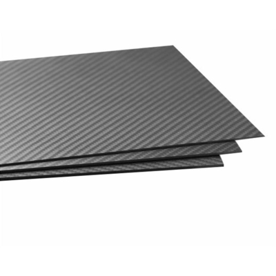 300X400MM 100% 3K Carbon Fiber Plate Board Glossy / Matte Finish 0.5 - 4MM Thickness