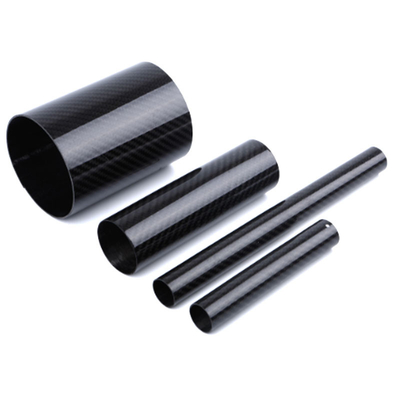 Professional Lightweight Custom Thickness 3K Large Diameter Carbon Fiber Tube