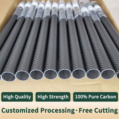 Industrial Carbon Fiber Tube 40-80mm T300 High-Performance