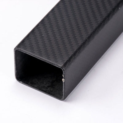 Excellent Resistance to Corrosion and Fatigue 3K Rectangular Carbon Fiber Tube