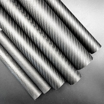 Custom Size Carbon Fiber Tube, Lightweight & High-Strength Black Carbon Fiber Tube