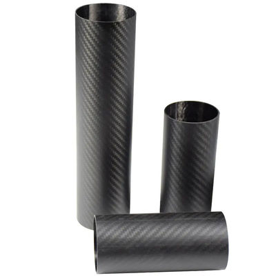 10% 3K Twill Matte Full Carbon Fiber Tubes - High Modulus Carbon Fiber Tube
