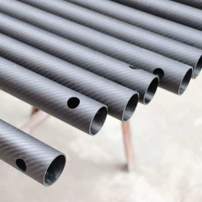 10% 3K Twill Matte Full Carbon Fiber Tubes - High Modulus Carbon Fiber Tube