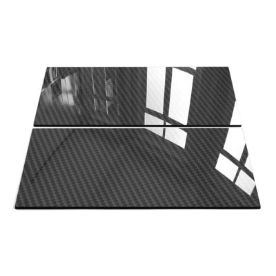 3K Plain Matte High Modulus Carbon Fiber Sheet 500X500X10mm with Shiny and Clear Appearance