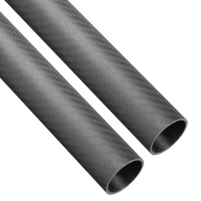 Matte Twill Carbon Fiber Tube with High Strength-to-Weight Ratio and Excellent Fatigue Resistance for Industrial Use
