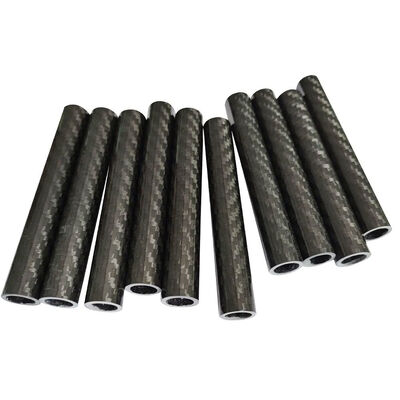 Carbon Fiber Tube Roll Wrapped 3K Twill Finish for Aerospace RC Applications