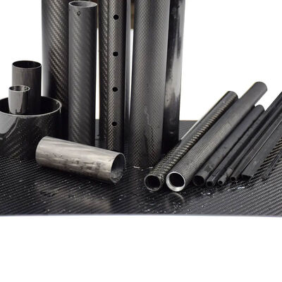Large Diameter Twill Carbon Fiber Tube Lightweight Composite Carbon Tube