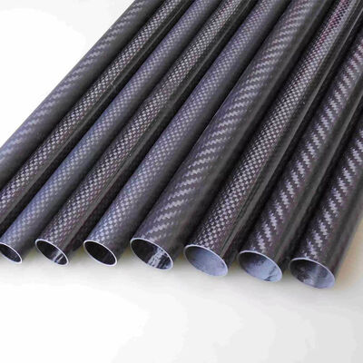 High Performance Twill Weave Carbon Fiber Tube | Glossy & Matte Carbon Tubes