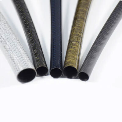 Kevlar Round Tubes (KFRP Round Tube) — Aramid Fiber Wound · Ultra-Tough Impact Resistance · Lightweight Ballistic-Grade