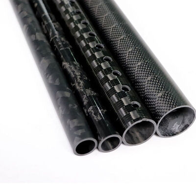 Ultra High Modulus 3K Plain Weave Carbon Fiber Tube 0.375 x 0.503 x 60 Inch