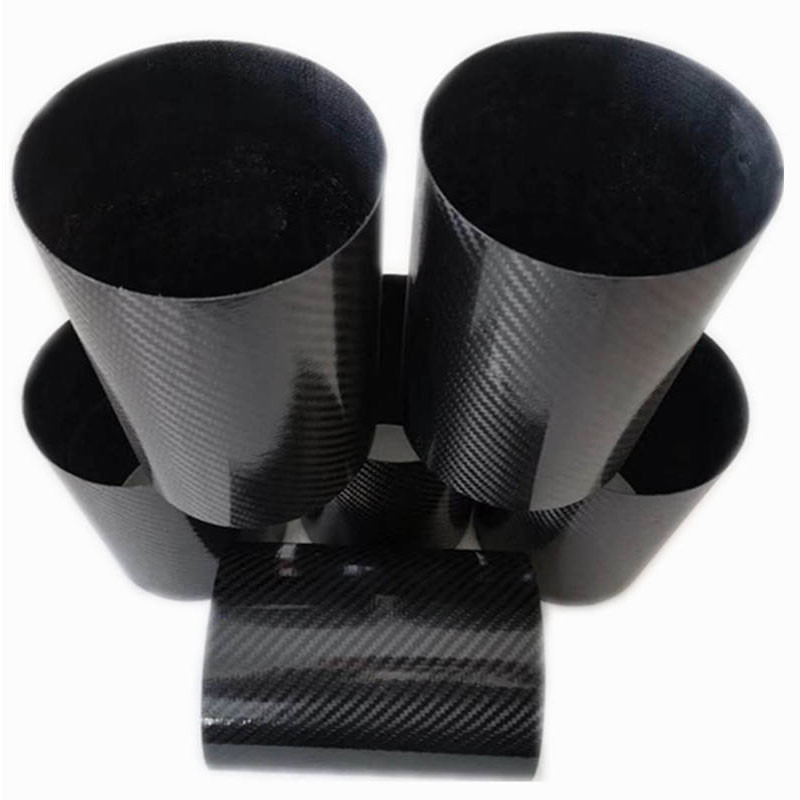 Professional Lightweight Custom Thickness 3K Large Diameter Carbon Fiber Tube