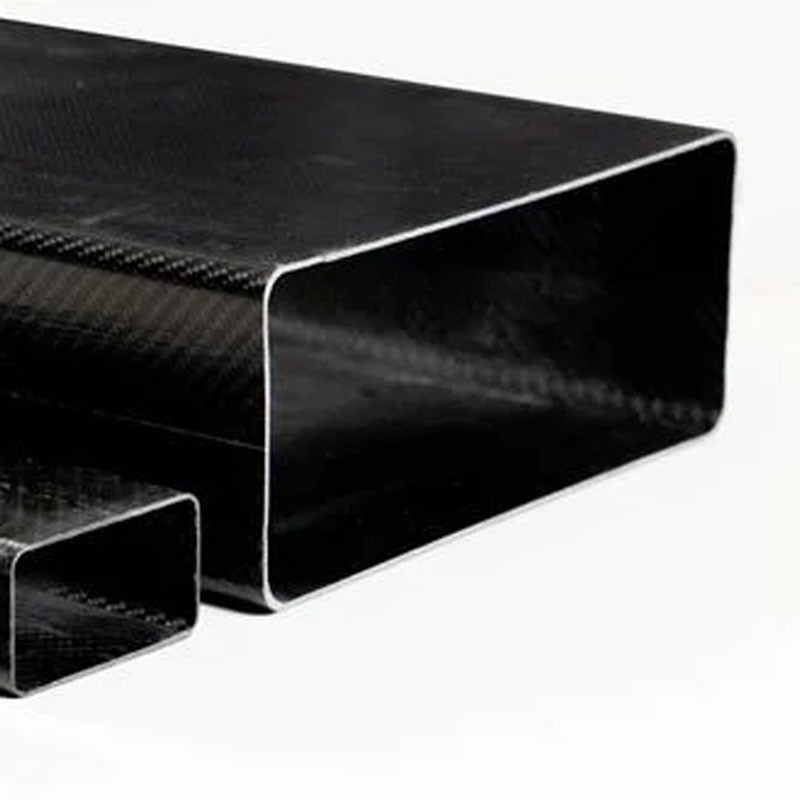 High Strength Radiation Resistant 3K Customized Size Carbon Fiber Rectangular Tube