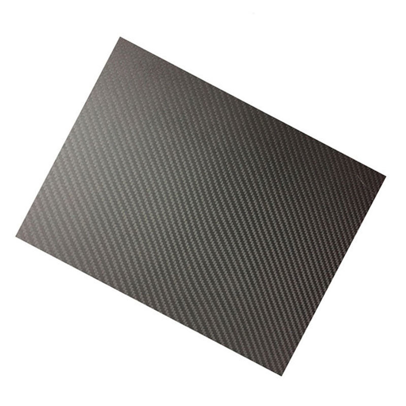 100X250X0.3MM 100% 3K Carbon Fiber Plate Plain Weave Panel Sheet 0.3mm Thickness (Glossy Surface)