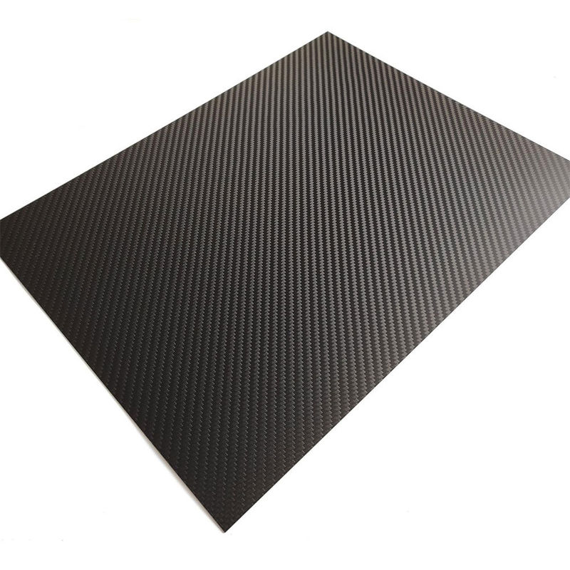 3K Carbon Fiber Sheet 500x400x1.5mm Twill Weave Matte Finish