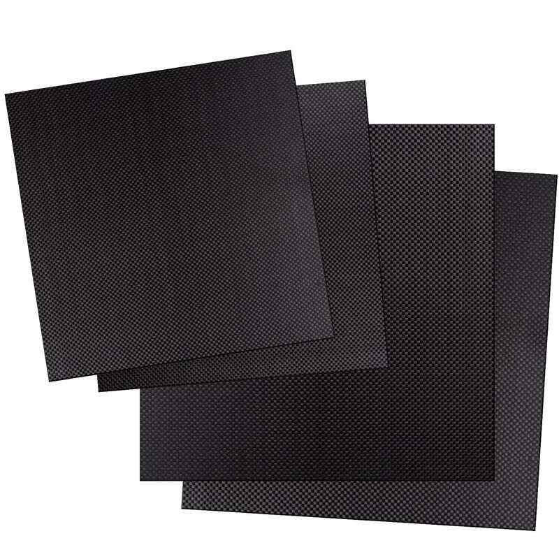 Plain Weave Real Lightweight Carbon Fiber Sheet Panel Plate 240x240x1.5mm